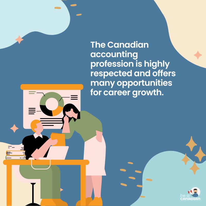 The Canadian accounting profession is highly respected and offers many opportunities for career growth.