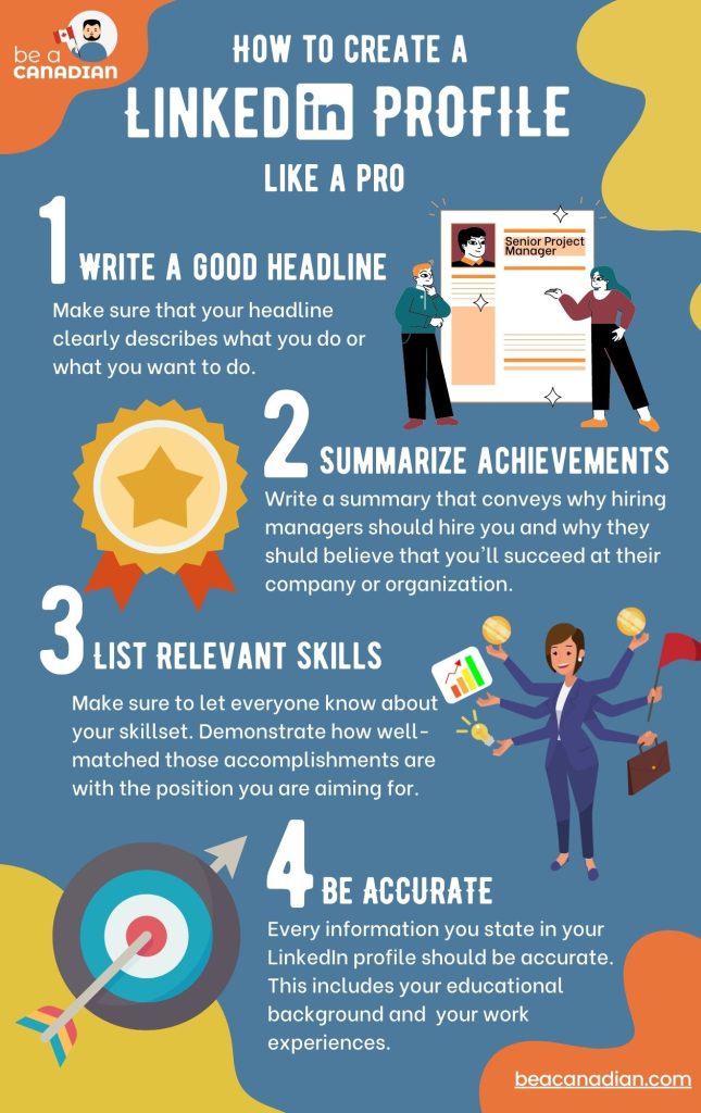How to Create a Professional LinkedIn Profile Infographic