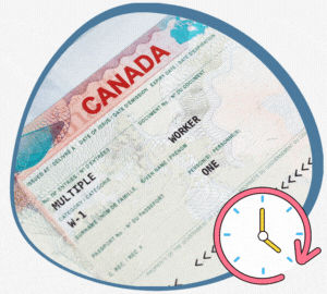 A Canadian work permit visa